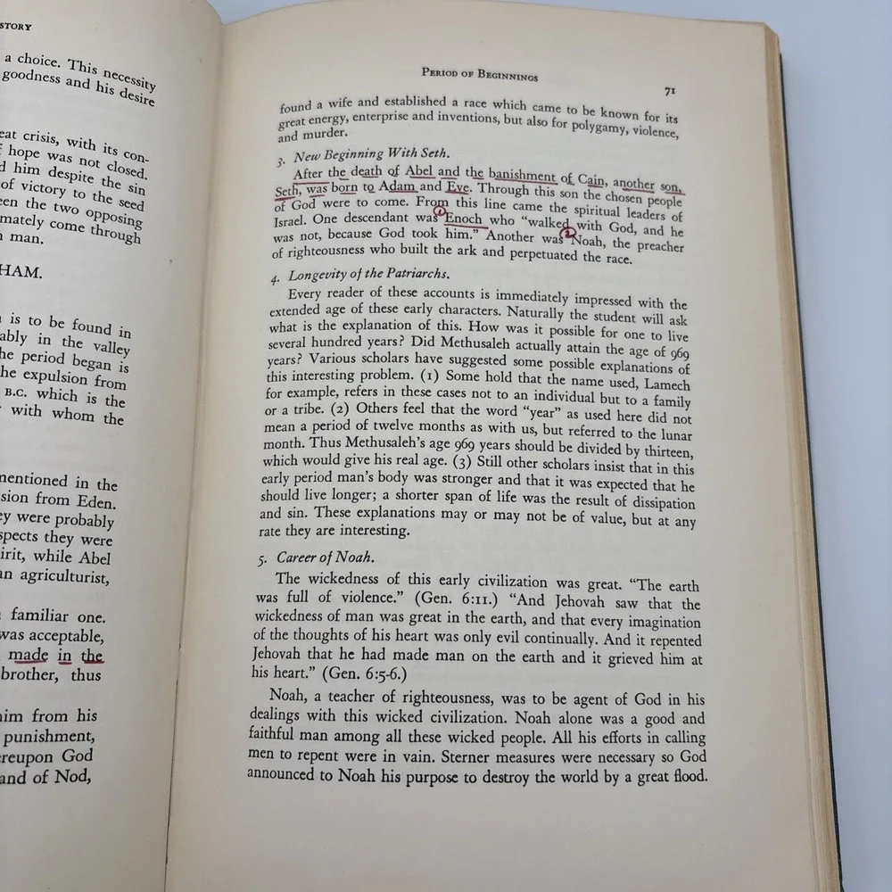 Vintage The Heart of Hebrew History Hester Old Testament Study Hardcover 1956